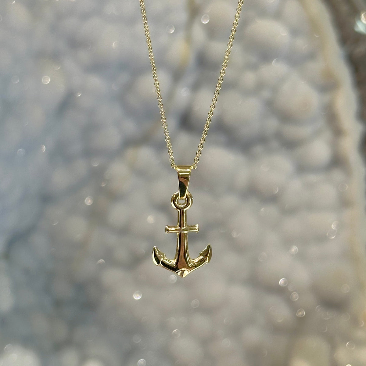 【完売品】316L Anchor Lncs Necklace Silver Anchor Necklace – Gold Kings