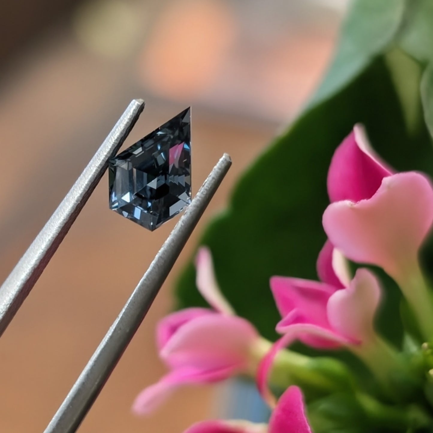 Kite Cut Grey Spinel, 1.28cts