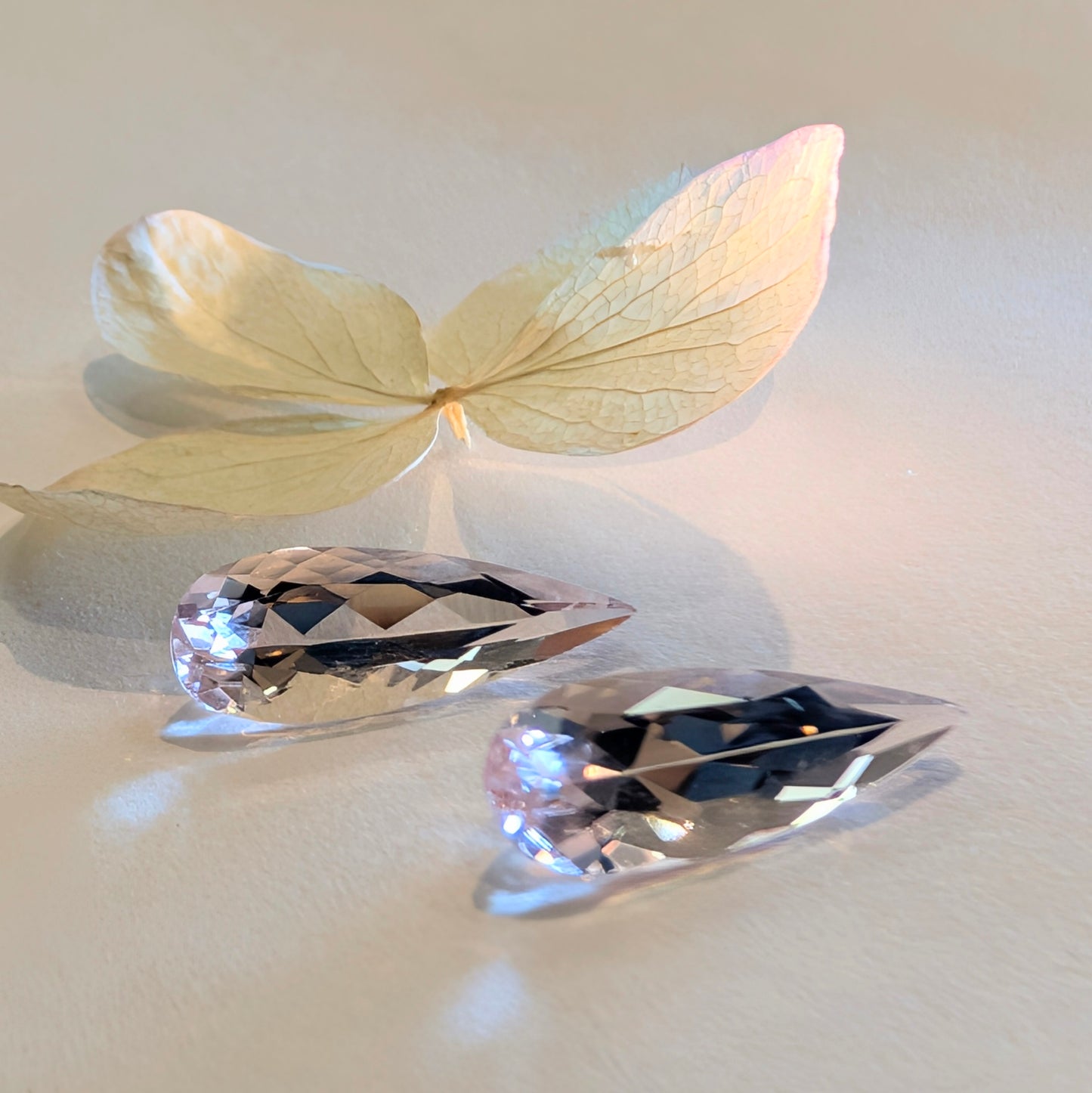 Pear Morganite  Pair  2=4.79ct