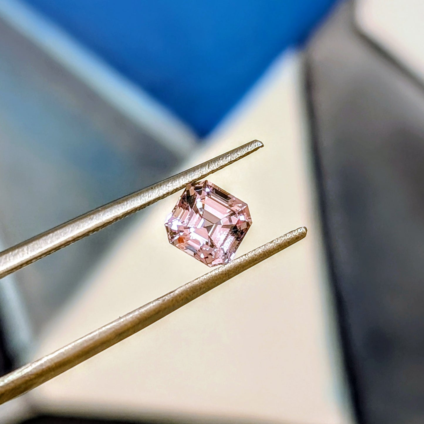 Square Emerald Cut Pink Spinel, 1.29ct