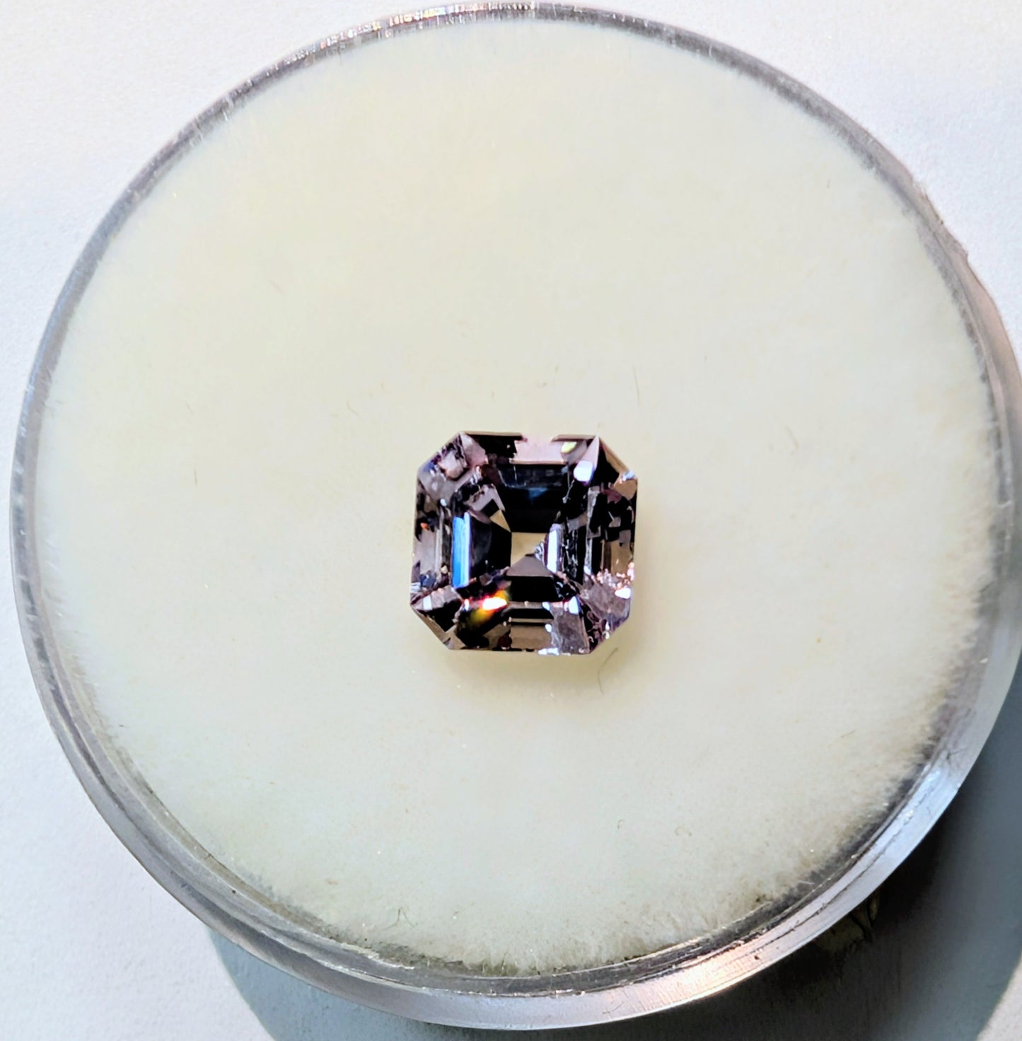 Square Emerald Cut Pink Spinel, 1.29ct