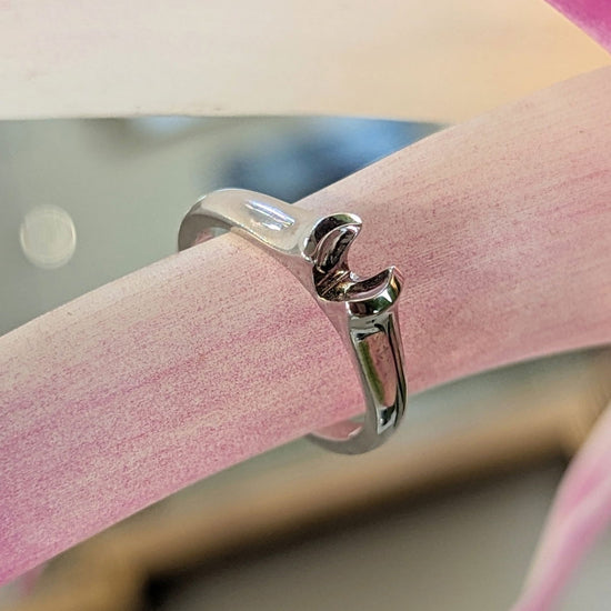 Photo of Ring Mountings in a decorative scene, designed by , available at Plumb Gold & Plumb Silver
