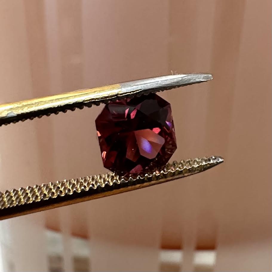 Rhodolite Garnet Pair