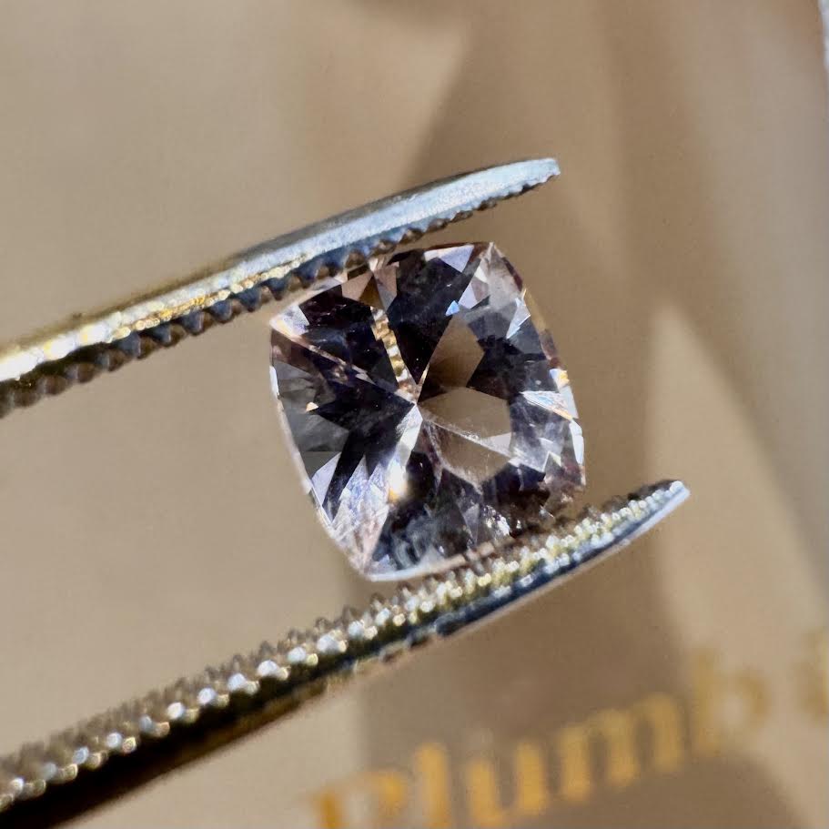 Morganite Cushion Pair, 2=1.37CT