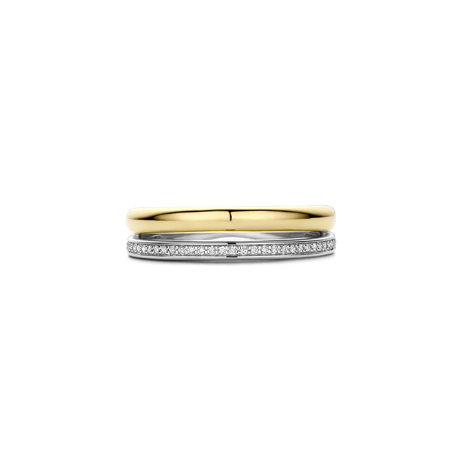 'Duo' CZ Ring