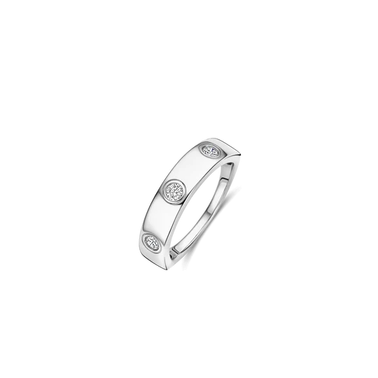 "Clarissa" Flush Set CZ Band