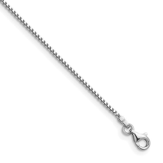 Franco link Chain, White