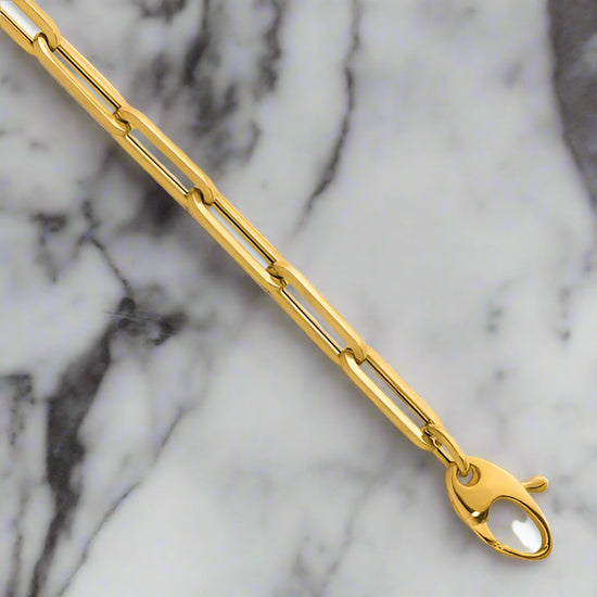 Paperclip Link Bracelet, 3.8MM
