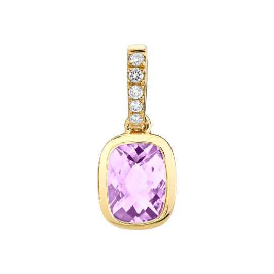 Lavender Amethyst Pendant