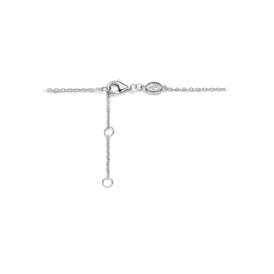 Yellow Gold Plate Accented CZ Station Bracelet