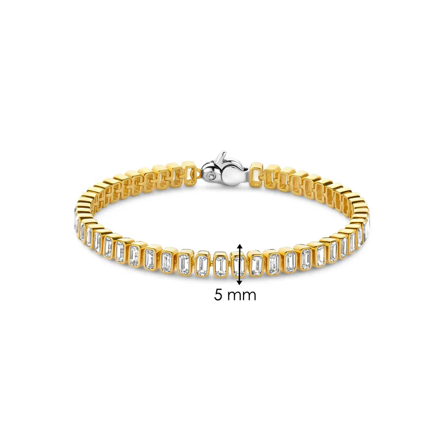 Baguette CZ Tennis Bracelet