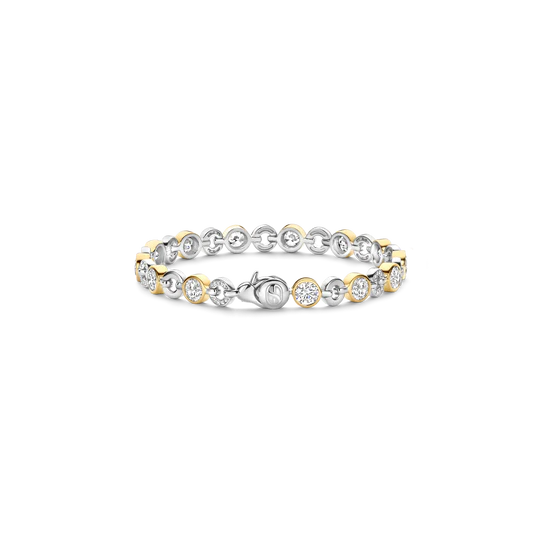 Circle CZ Tennis Bracelet