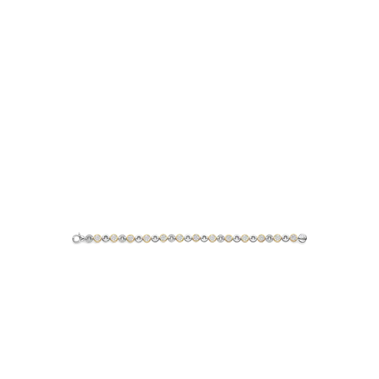 Circle CZ Tennis Bracelet