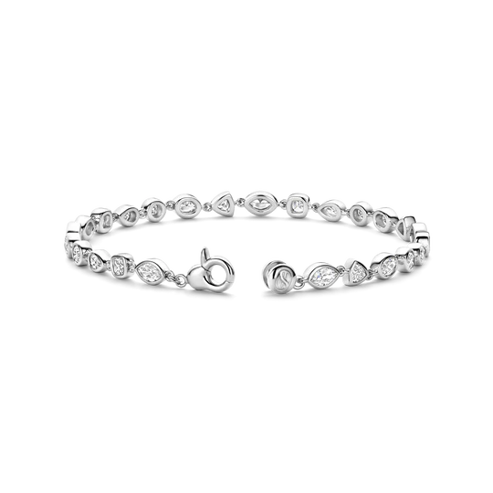 Mix Shape CZ Tennis Bracelet