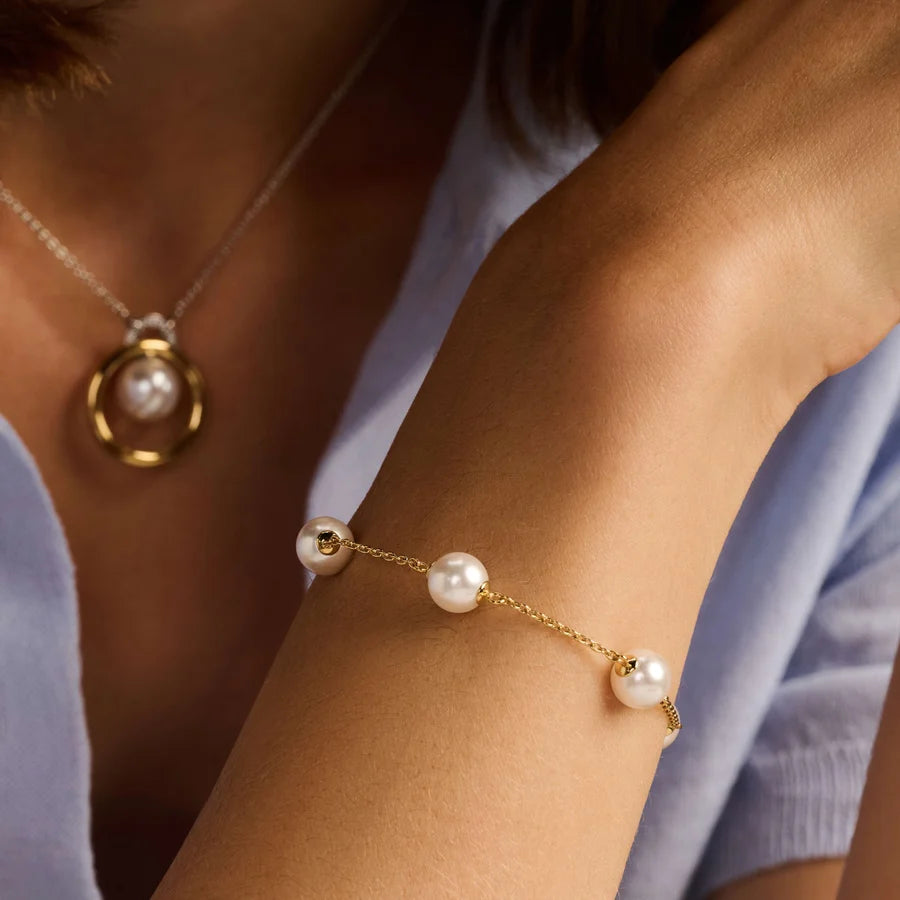 'Pearl' Station Bracelet
