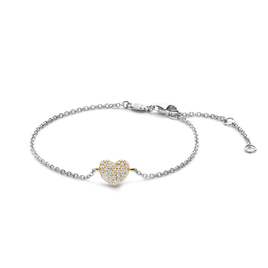 Pavé Heart Bracelet