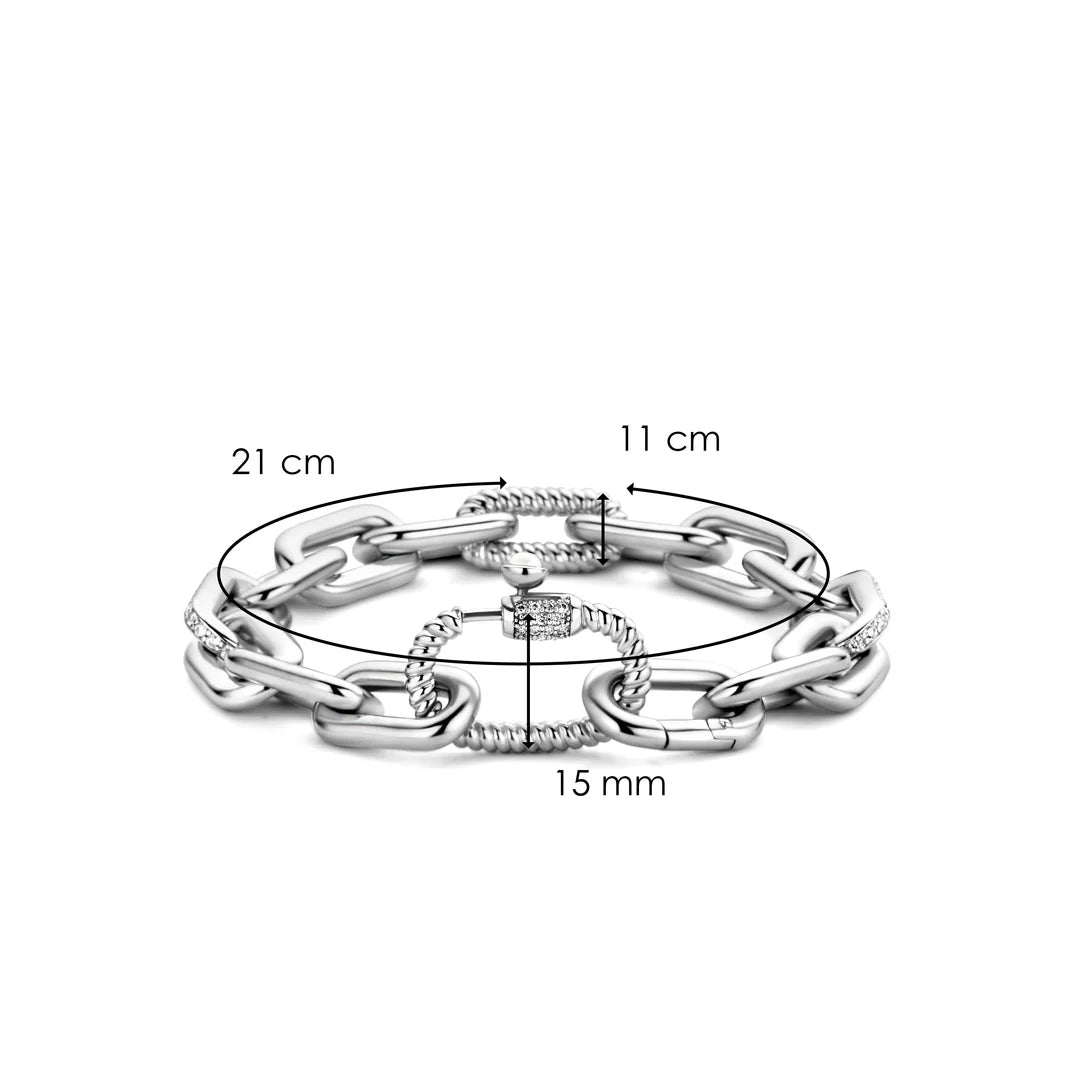 Heavy Paperclip Link Bracelet