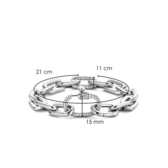 Heavy Paperclip Link Bracelet