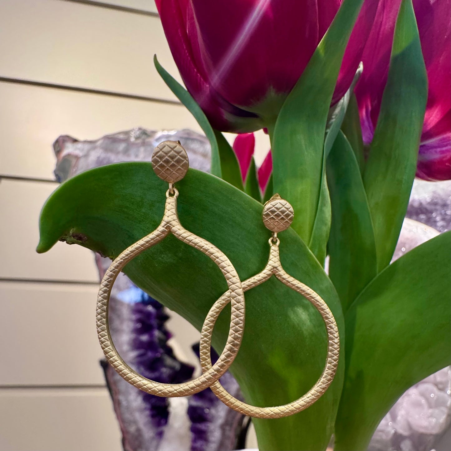 “Snakeskin” Dangles