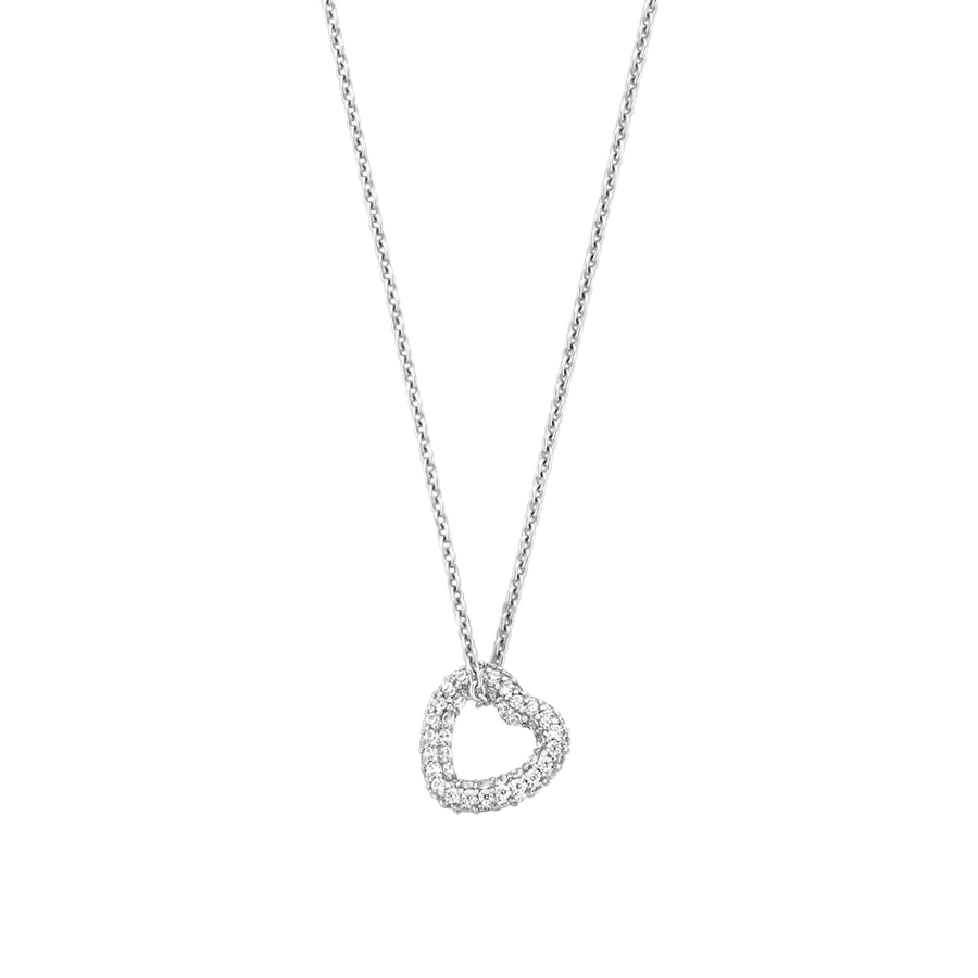 Heart CZ Necklace