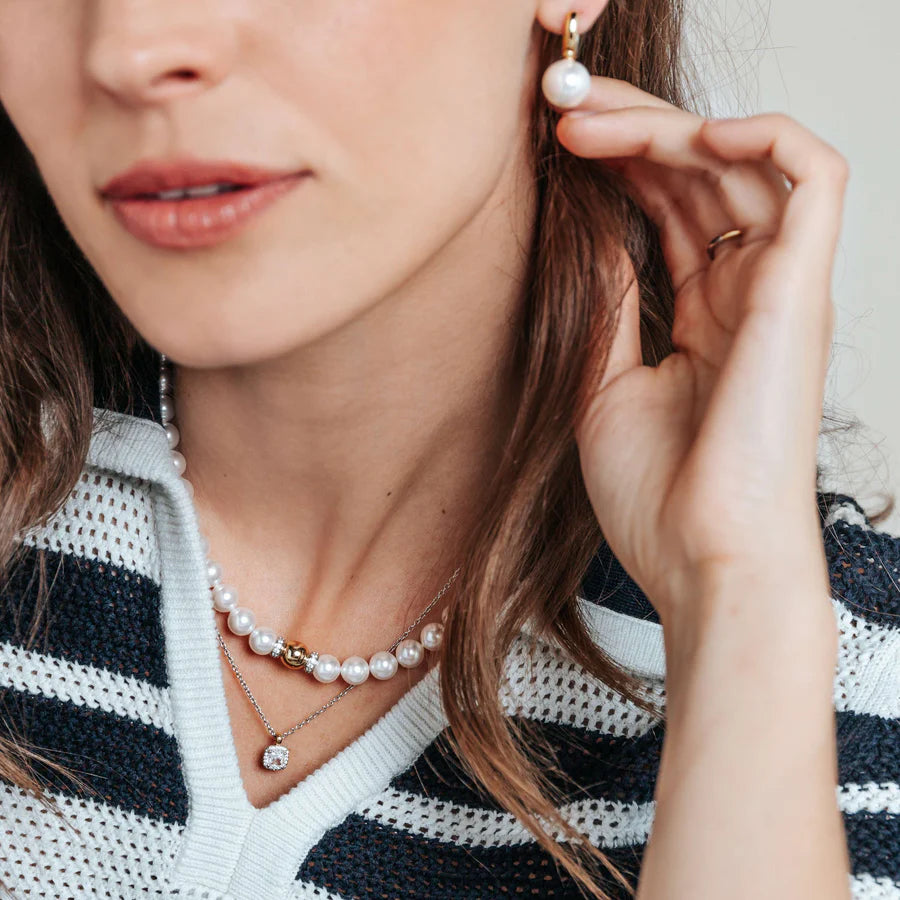 Halo Cushion CZ Pendant