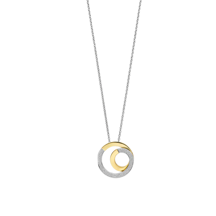 Swirl Circle Necklace