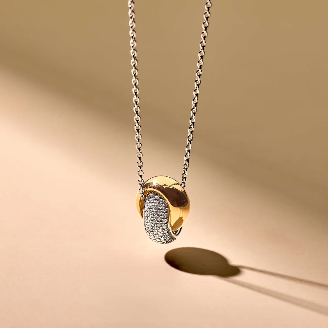 Bold Crossover Necklace