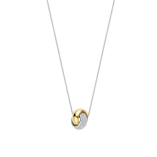 Bold Crossover Necklace