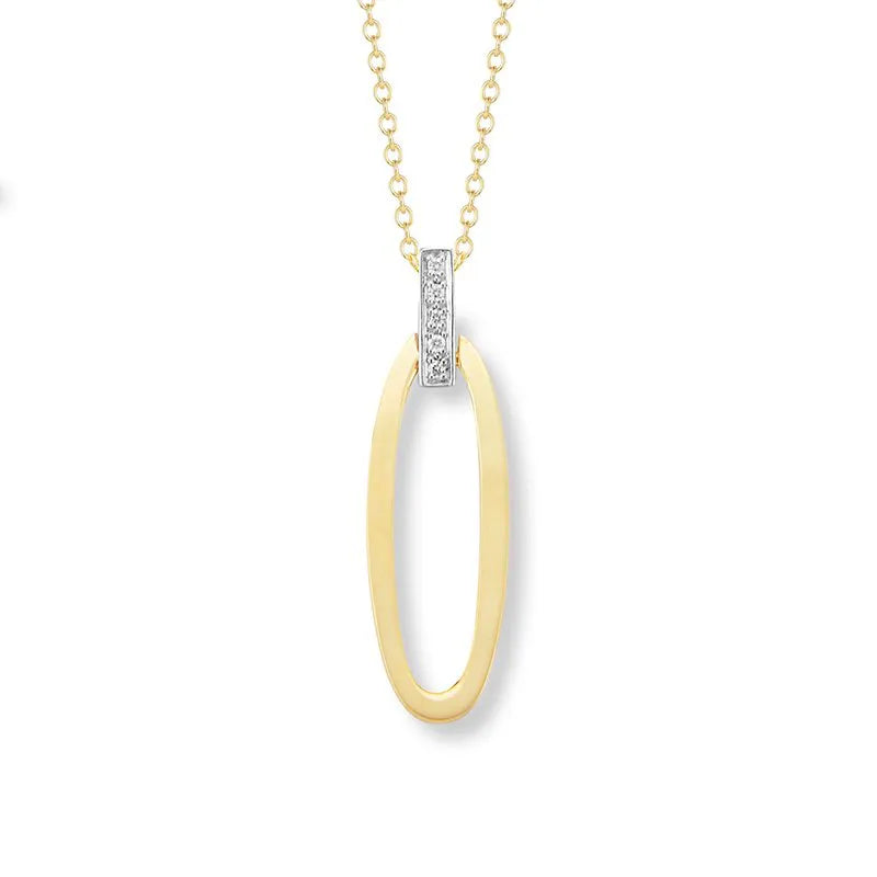 Open Oval Necklace