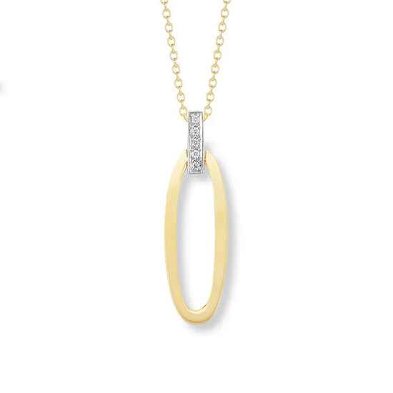 Open Oval Necklace