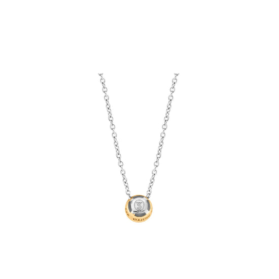 CZ Bezel Solitaire Necklace