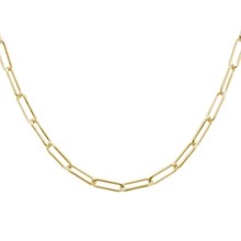 Elongated Paperclip Chain