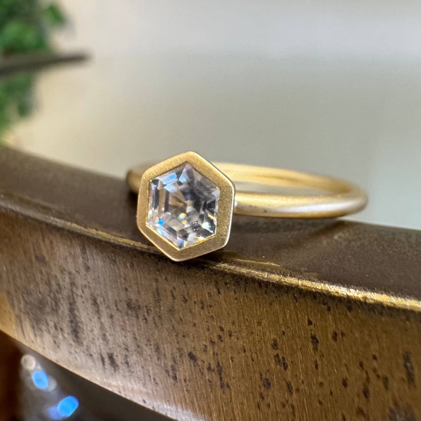 White Zircon Hexagon Yumdrop