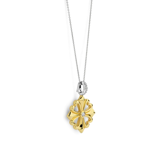 'Clover' Gold Plated Pendant