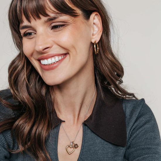 Open Heart Necklace
