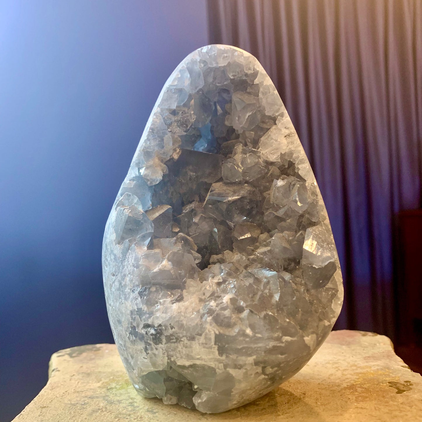 Medium-Large Celestite Egg Geode