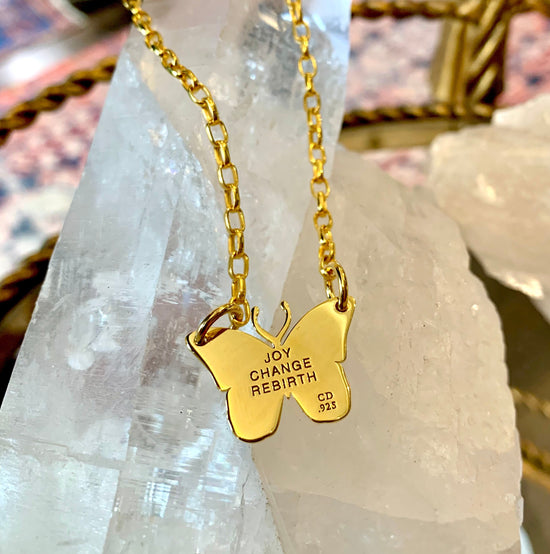 Butterfly Bar Necklace