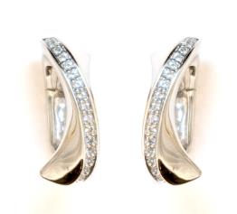 "Mobius" Hinged Hoops