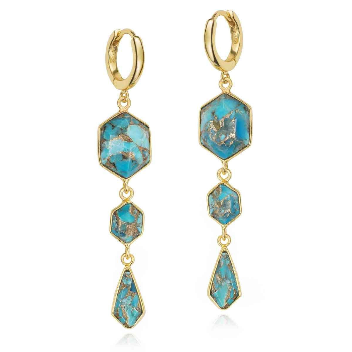 Geo Dangle Earring
