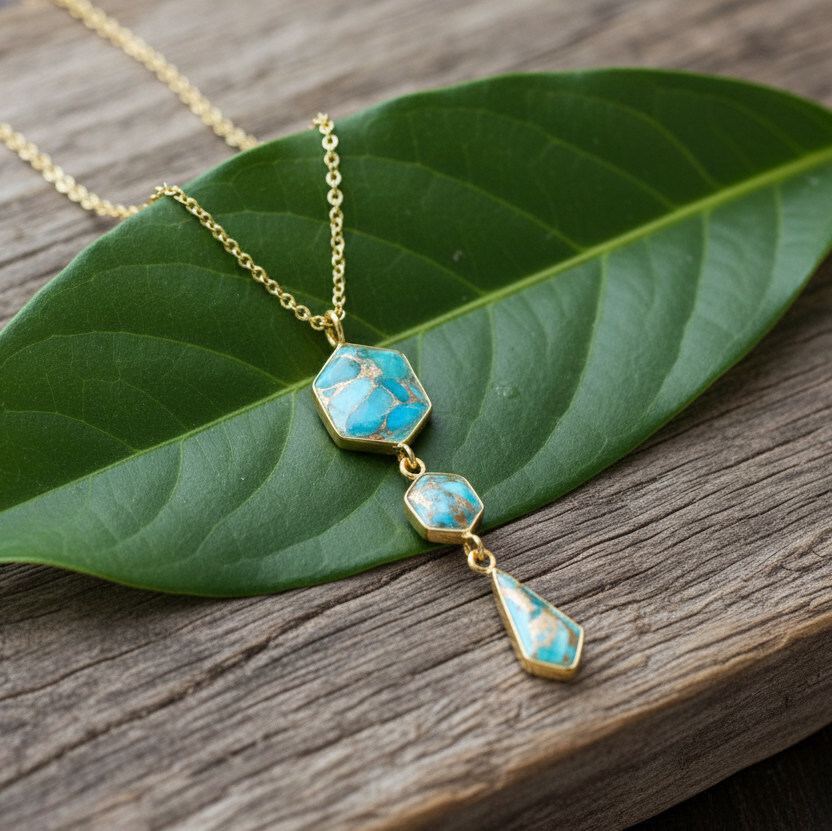 "Geo" Dangle Pendant