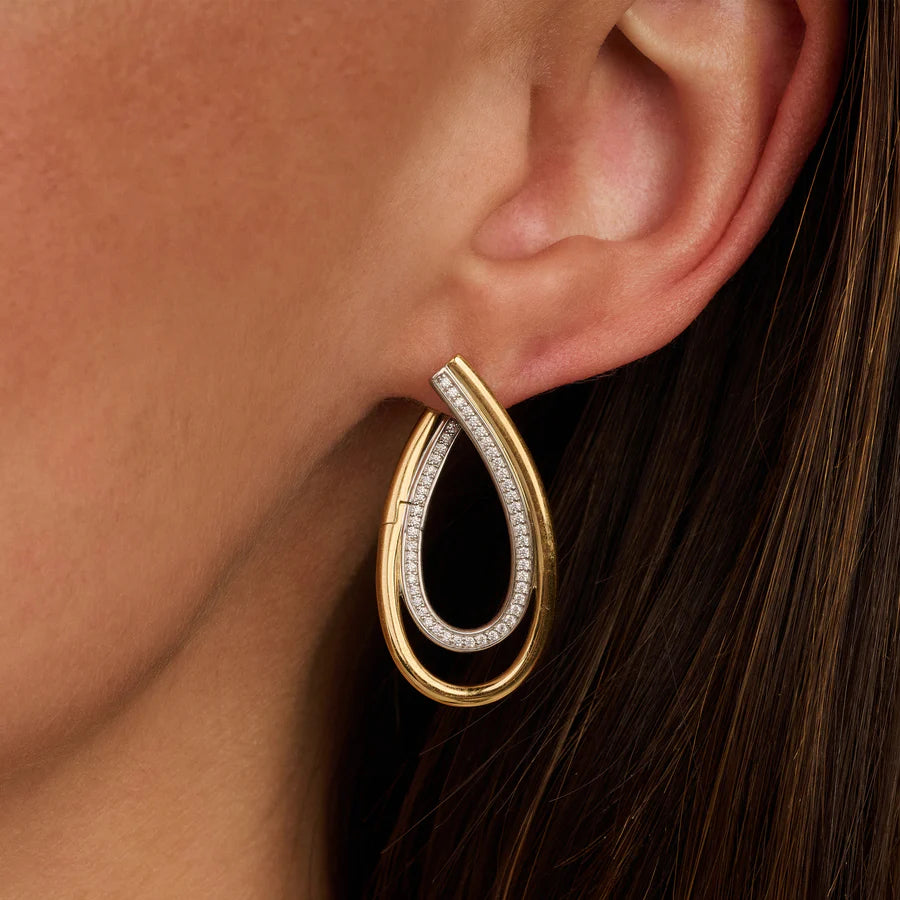 Oval Loop Earring
