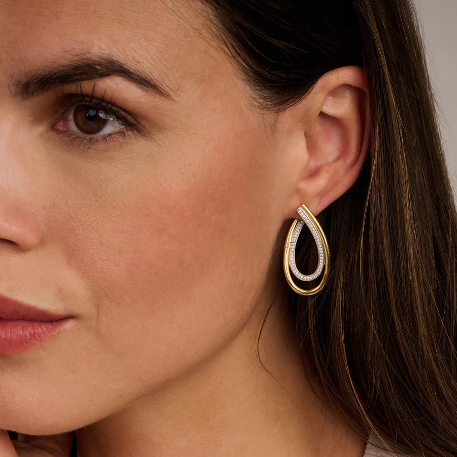 Oval Loop Earring