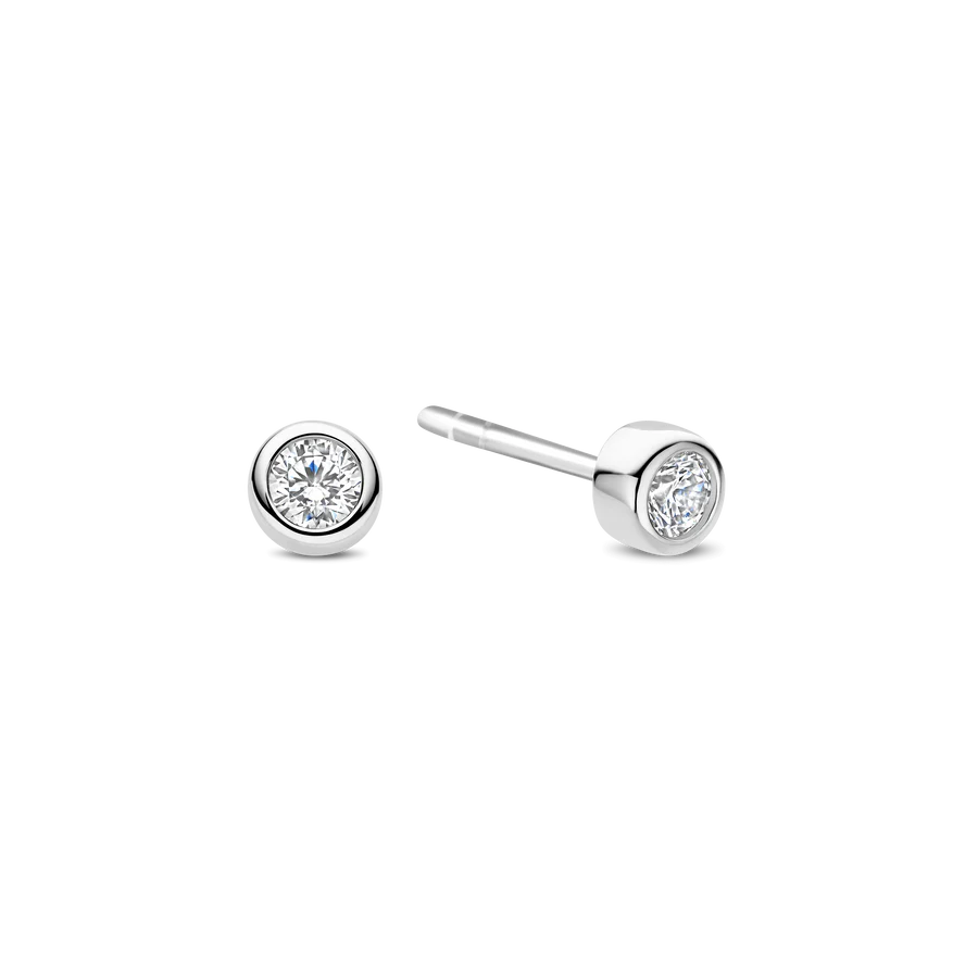 CZ Bezel Studs