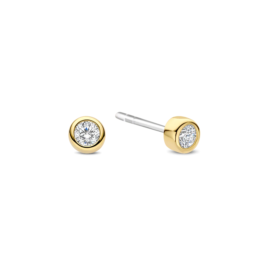 CZ Bezel Studs