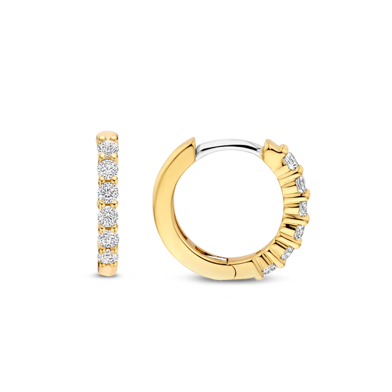CZ Huggie Hoops