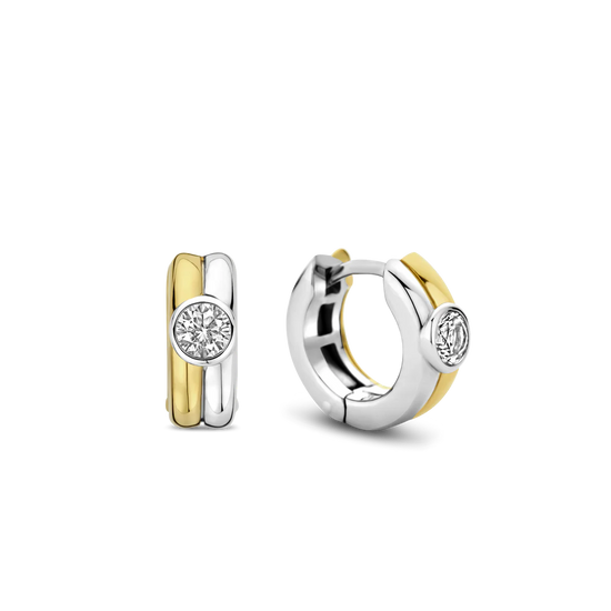 Two Tone Double Line Hoop