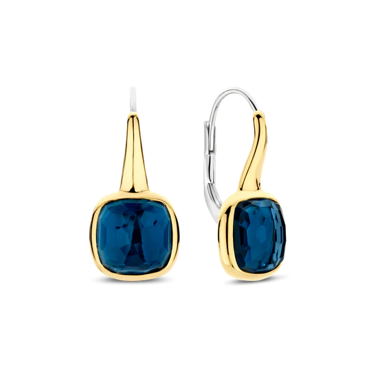 Blue CZ Cushion Drops