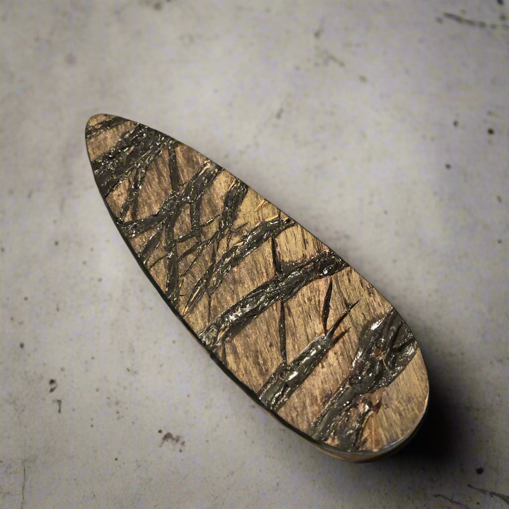 Natural Surface Obsidian Teardrop