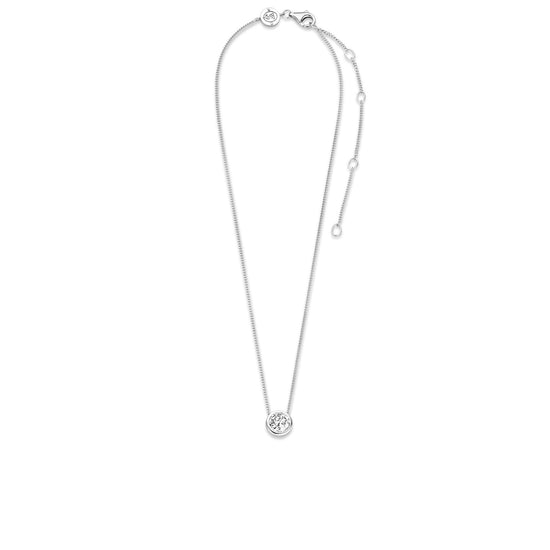 CZ Bezel Solitaire Necklace