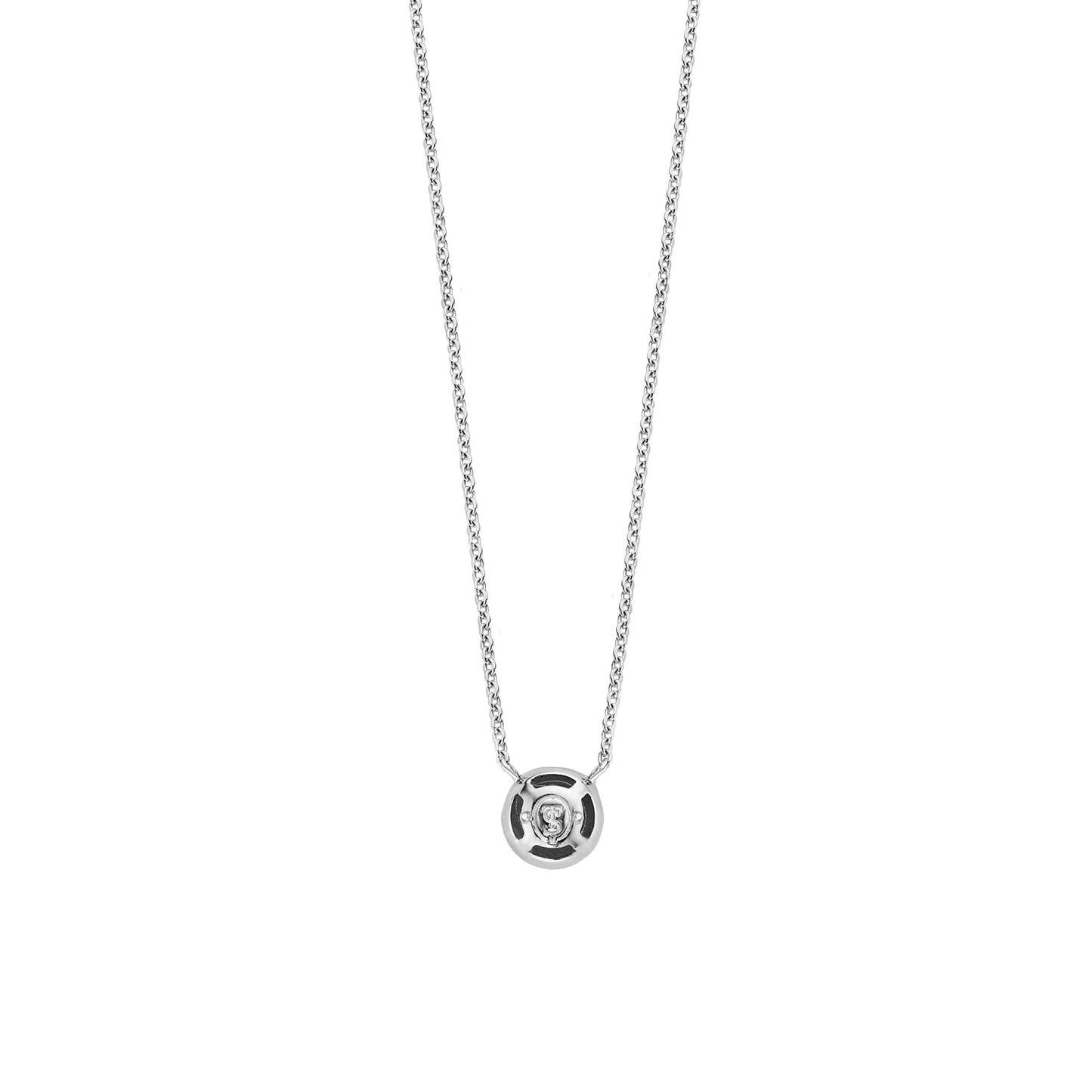 CZ Bezel Solitaire Necklace